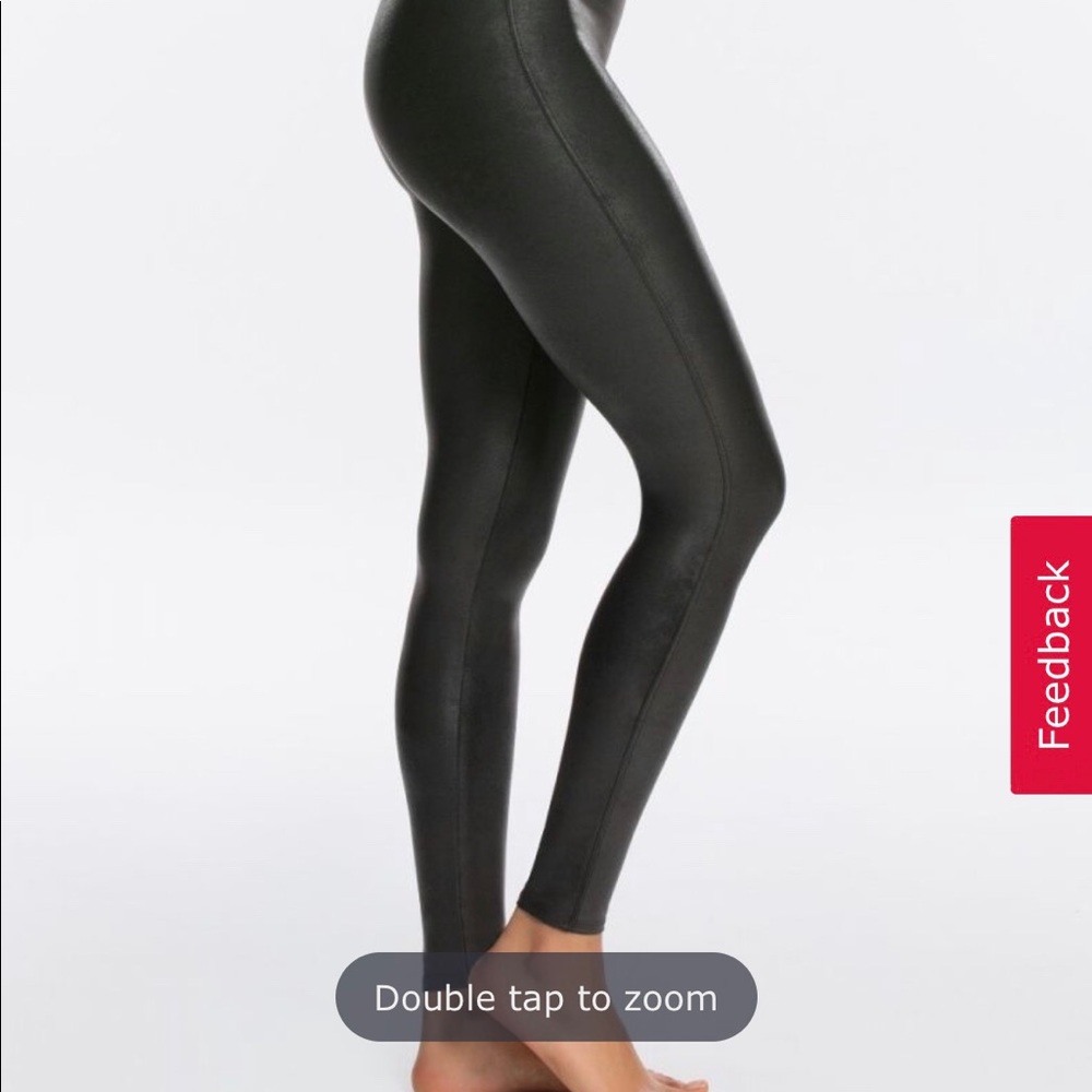 SPANX Faux Leather Leggings